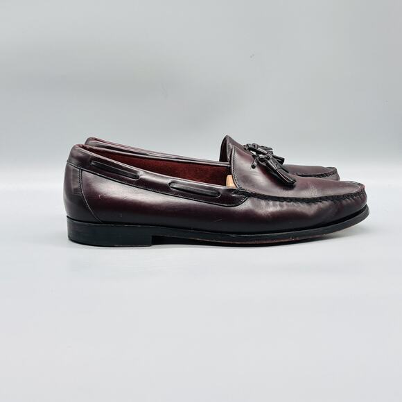 Cole Haan Shoes Men 11 Brown Leather Tassel Loafer Moc Toe Slip On Dress Classic main image 6